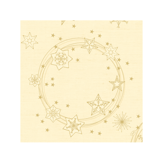 Duni Dunisoft Servetten 40x40cm 12stuks Shining Star Cream
