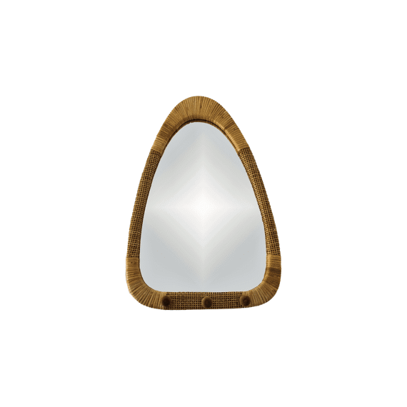 Spiegel Rattan Naturel 40x6.5x60cm