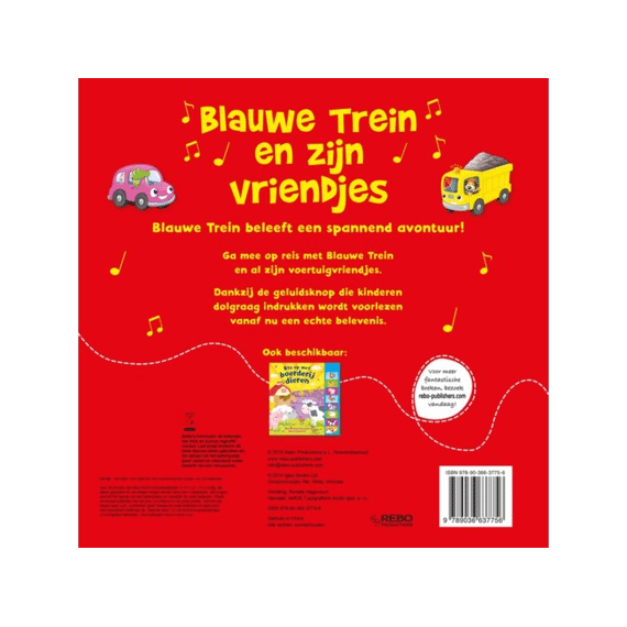 Geluidenboekje Blauwe Trein En Vriendje