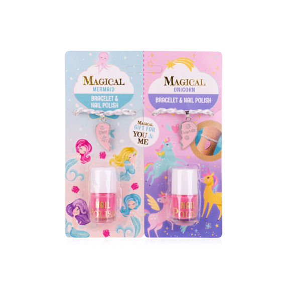 Magical Unicorn en Mermaid Nagellak + Armband Assortiment
