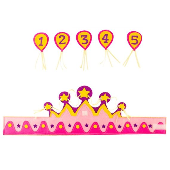 Kroon voor meisjes 1-5 jaar