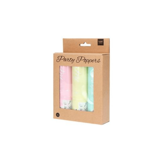 Partypopper Set Hip Hooray Pastel 3st