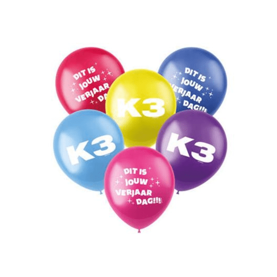 Ballonnen K3 6st
