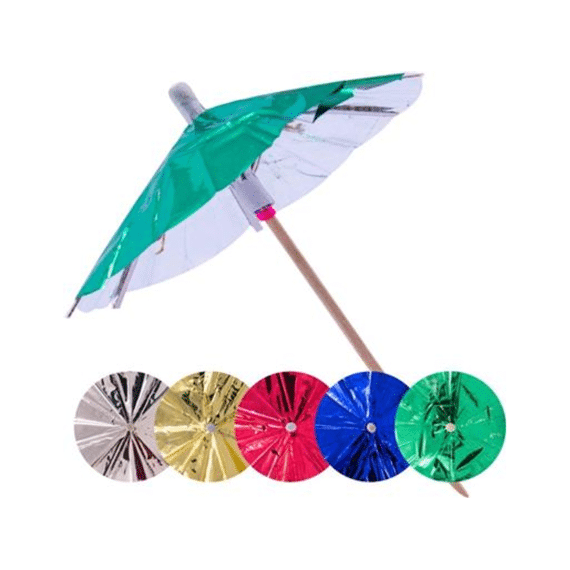 Parasol Prikkers Metallic 15st