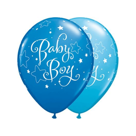 Ballon 28cm Baby Boy 25stuks
