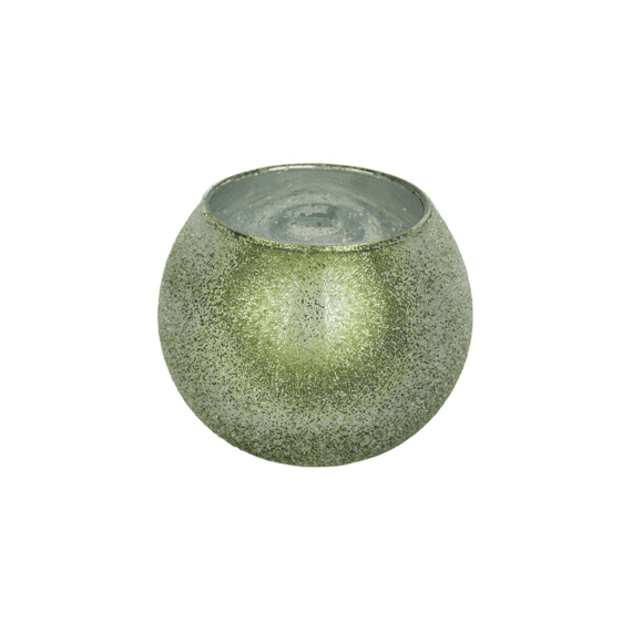 Cosy & Trendy Theelichthouder Sugar 11x10cm Groen