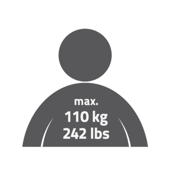 Badgreep 45cm Zwart