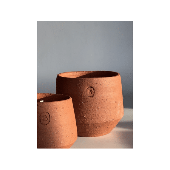 Bellume Buiten Kaars Medium Terracotta D17xh14cm 55u