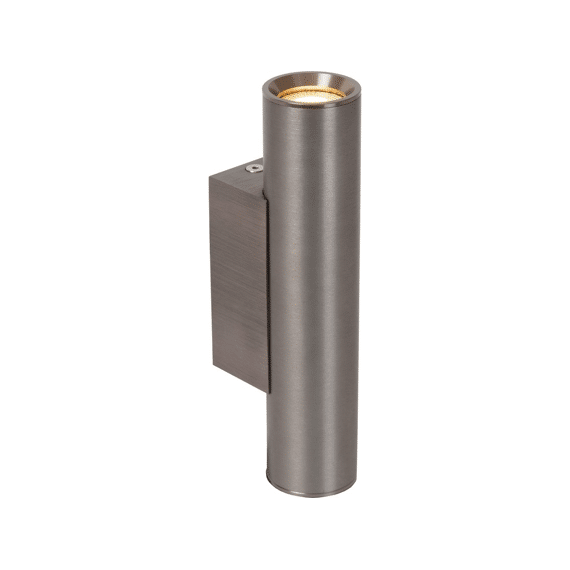 Lucide Dupla Wandspot / Wandlamp 2xgu10 (mr11) Grijs Ijzer