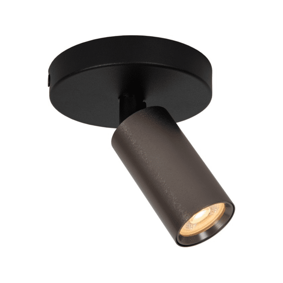 Lucide Ritmo Plafondspot Ø 10 Cm 1xgu10 (mr11) Koffie
