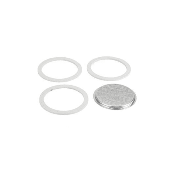Bialetti 3 Ringen en 1 Filter voor Koffiemaker 9T Moka Dama