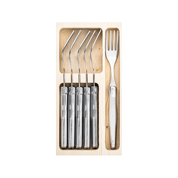 Laguiole Style De Vie Premium Line Tafelvork RVS 6stuks