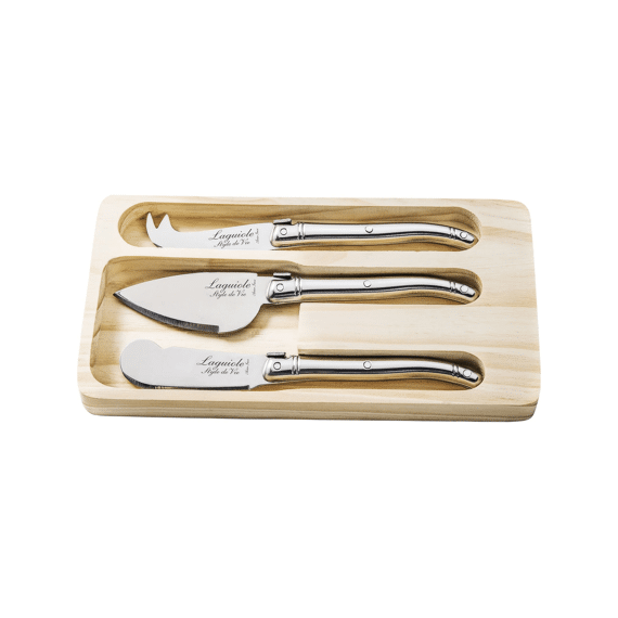 Laguiole Premium Line Kaasmessenset 3-delig RVS