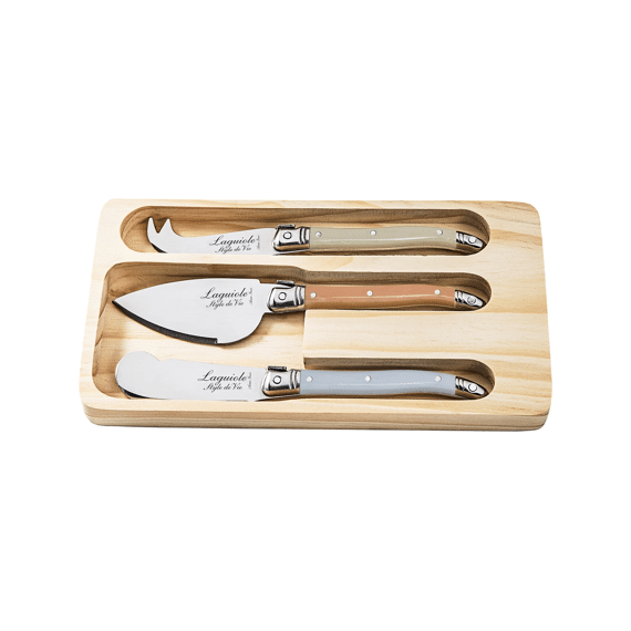 Laguiole Premium Line Kaasmessenset 3-delig Treasure