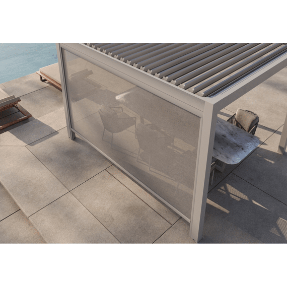 Suns Luxe Rolgordijn 281cm Voor Zijde Van 305cm Camel Sand