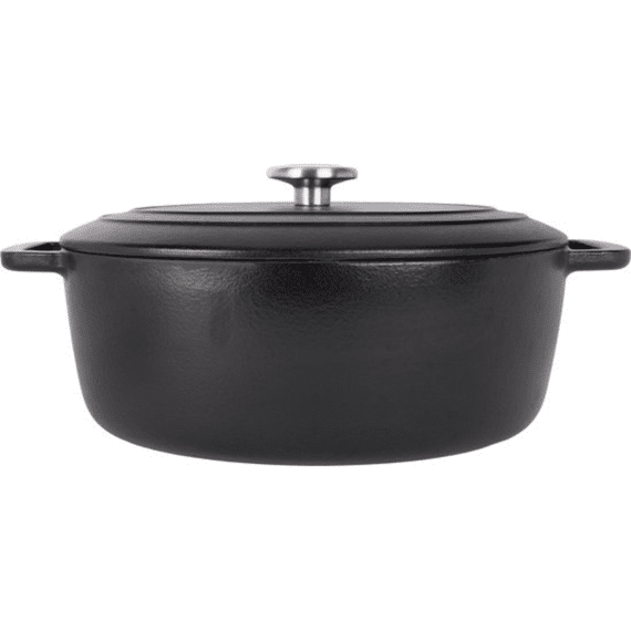 Cosy and Trendy Fontestic Braad/Stoofpot Ovaal Zwart 31cm 6L