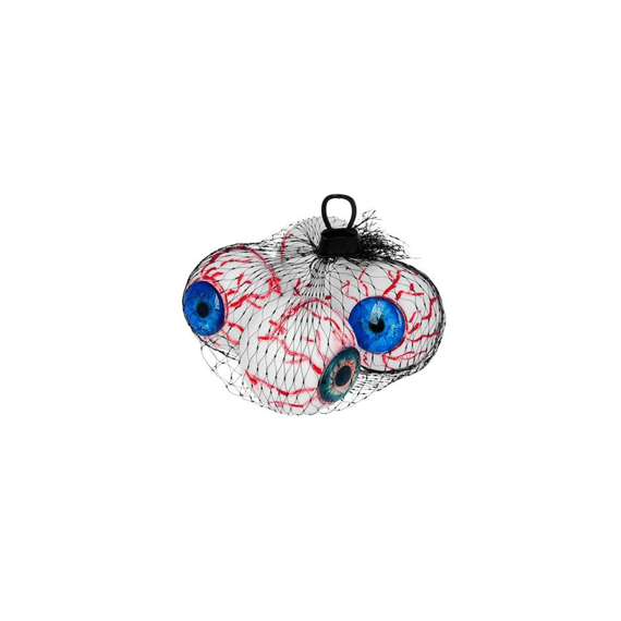 Halloween Oogballen in netje 4 Stuks