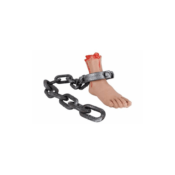 Halloween Bloody Foot on Chain