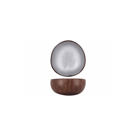 Noya Cocosbowl 14cm Metallic Silver Paint