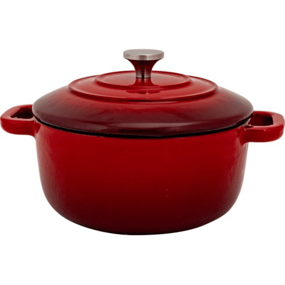Cosy and Trendy Fontestic Braad/Stoofpot Rond 12cm Rood