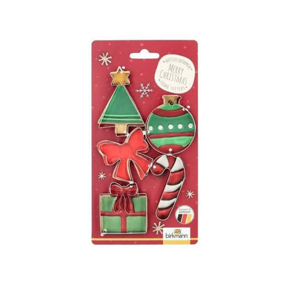 Birkmann Koekjesvorm 5stuks Kerstmis