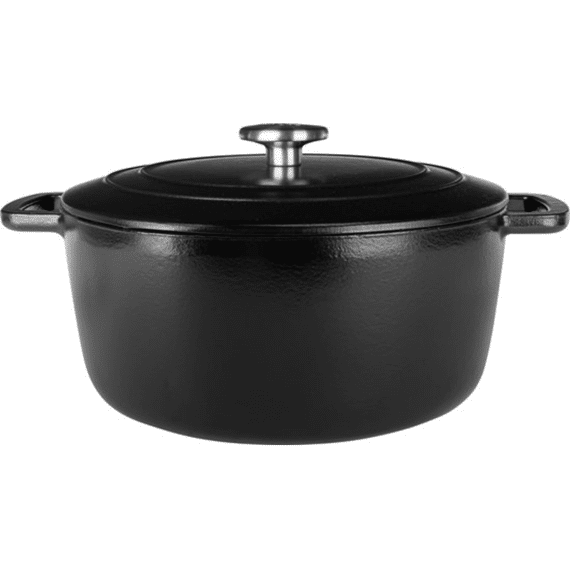 Cosy and Trendy Fontestic Braad/Stoofpot Rond Zwart 28cm 6,9L