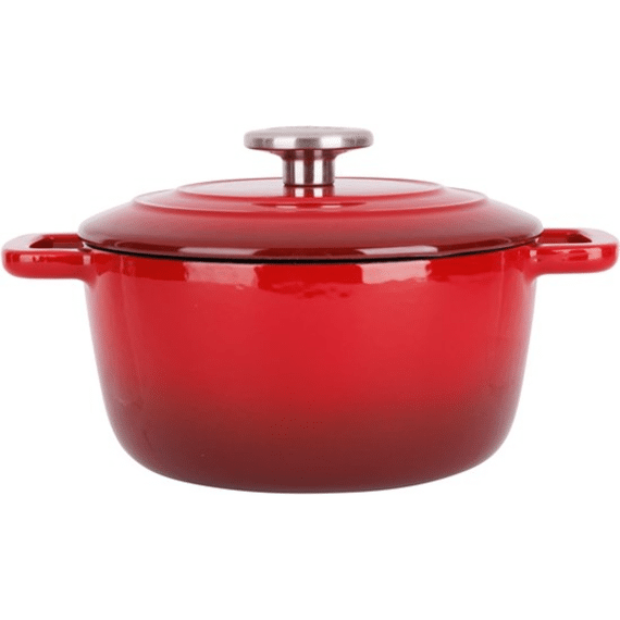 Cosy and Trendy Fontestic Braad/Stoofpot Rond Rood 20cm 2,7L