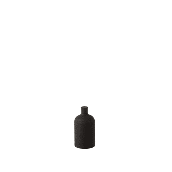 J-Line Vaas Fles Mat Zwart L