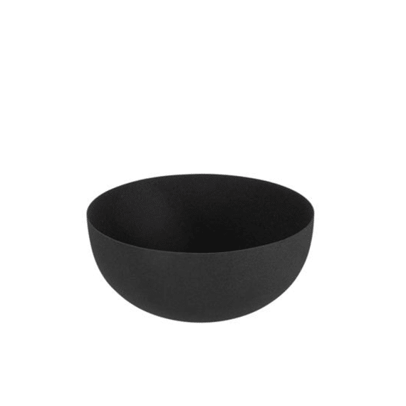J-Line Kom Deco Ijzer Zwart S 22.5x22.5x10cm