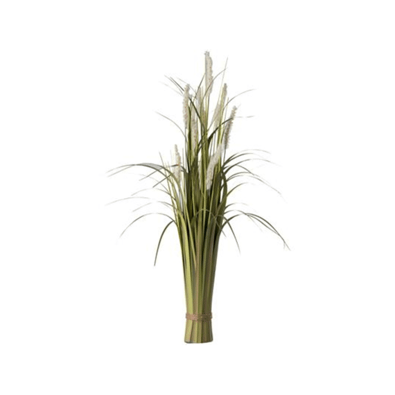 J-Line Kunstplant Grassen Pluim Beige Large 12x12x84cm