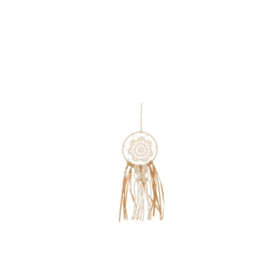 J-Line Dromenvanger Macrame Katoen Ecru Small