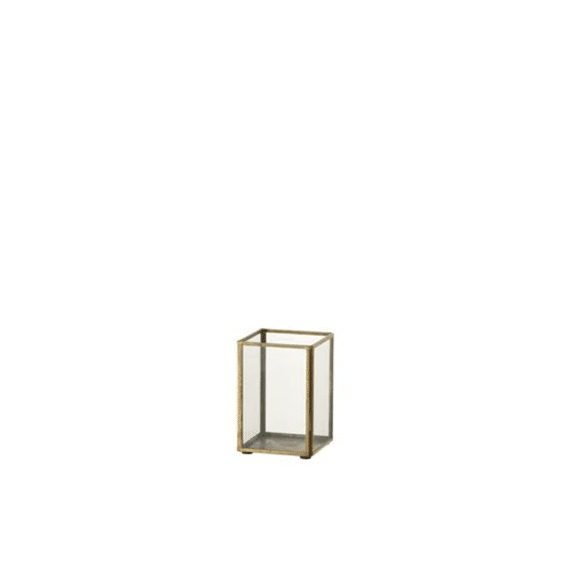 J-Line Kaarsenhouder Glas met Brons S