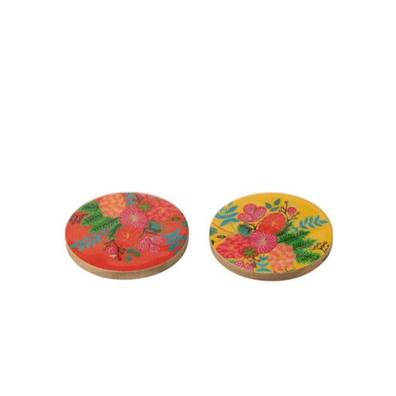 J-Line Glasonderzetter Bloem Assortiment