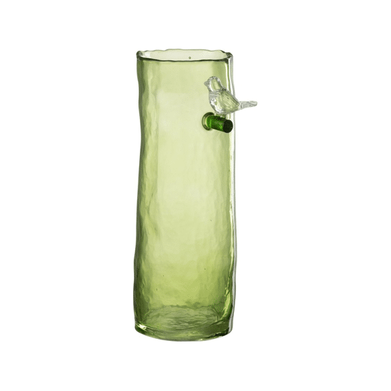 J-Line Vaas Vogel Groen Small 5,31x3,74x10,63cm