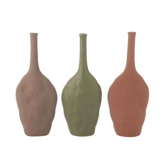 J-line Vaas Land Porselein Assortiment 14x6,5x34,5cm