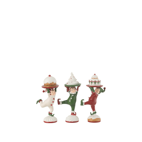 J-line Beeldje Bakkerij Elf Resine Assortiment