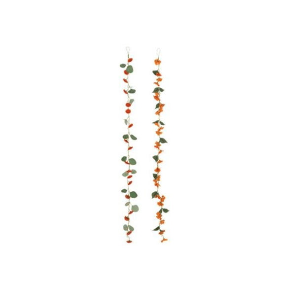 J-Line Slinger Bloem Oranje Groen 122cm