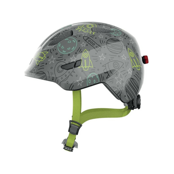 Abus Fietshelm Smiley 3.0 Led Grey Space M 50-55cm