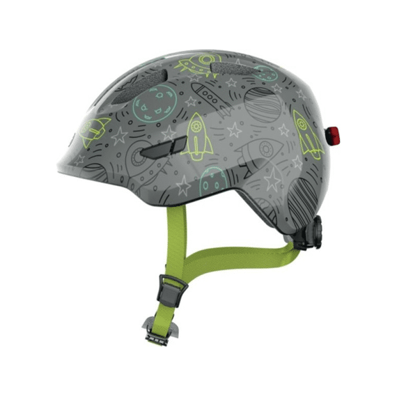 Abus Fietshelm Smiley 3.0 Led Grey Space S 45-50cm