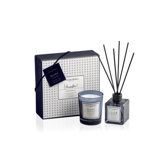 Atelier Rebul Mini Home Kit Istanbul Geurkaars + Diffuser