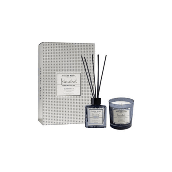 Atelier Rebul Giftset Home Duo Istanbul Bosphorus Geurkaars + Diffuser