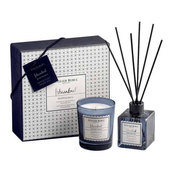 Atelier Rebul Mini Home Kit Istanbul Bopshorus Geurkaars + Diffuser