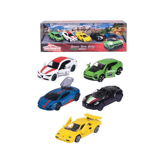 Majorette Giftpack Dream Cars Italy 5stuks