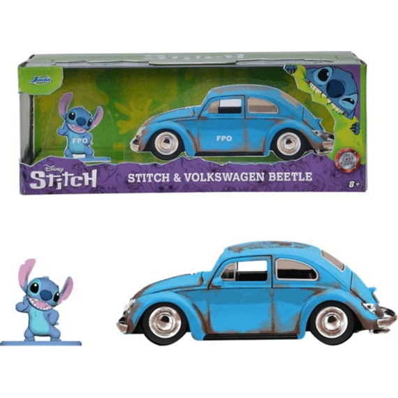 Lilo & Stitch met Voertuig VW Beetle 1:32