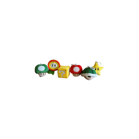 Super Mario Bag Clip Pluche Assortiment