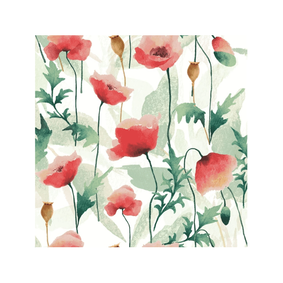 Duni Servetten 33x33cm 20stuks Poppys Delight
