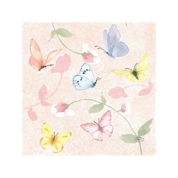 Duni Servetten 33x33cm 20stuks Sweet Peach