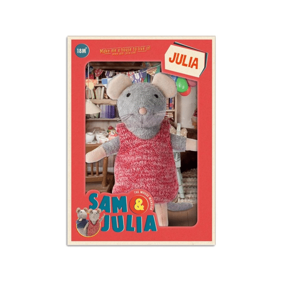 Sam & Julia Het Muizenhuis Pluche Pop Julia 12cm