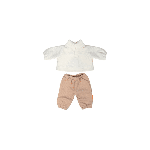 Miniland Sweater Ecru En Broek Beige 38cm