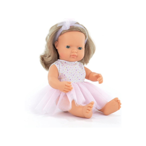 Miniland Pop Meisje Met Blonde Haren 38cm